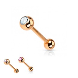 Piercing de langue plaqué...
