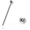 Piercing nez droit clou boule 1,5mm argent 6.85€