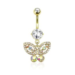 Piercing nombril avec un...