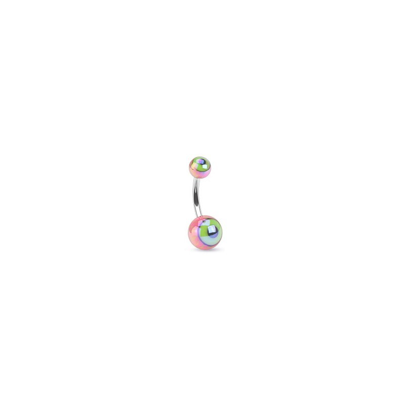 Piercing nombril avec boule rose et œil vert Pux Piercing nombril3,75 €