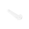 Piercing nez droit 0,8mm ou 1mm en bioflex transparent 1,99€