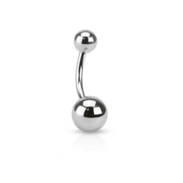 Piercing nombril 8mm acier chirurgical bille de 6mm 3,80€