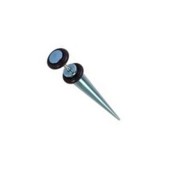 Faux piercing écarteur acier bleu 5.75€