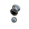 Faux piercing plug camouflage pixel bleu 3.90€