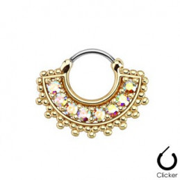 Piercing septum en zirconium aurore boréale 9.45€