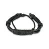 Bracelet réglable homme cuir noir 6.50€