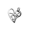 Pendentif  cœur acier inoxydable lettre filigrane LOVE 9.90€