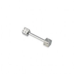 Piercing haltère (Barbell) 10mm à 14mm avec dés à jouer TET001 5.60€