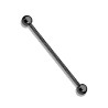 Piercing industriel 38mm noir avec une tige torsadée 6.90€