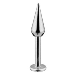 Piercing labret 8mm longue pointe curvy LAB052 5.45€