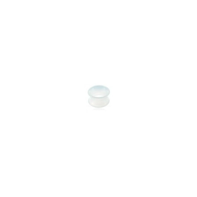 Piercing tunnel silicone blanc de 3mm à  16mm PL044 à partir de 3.50