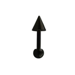 Piercing tragus acier 6mm noir avec une pointe 4mm  TRA060N 4.49€