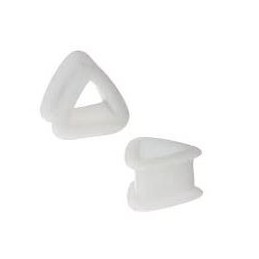Piercing tunnel silicone triangle de 4mm à  16mm PL046 à partir de 3.99€