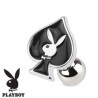 Piercing tragus playboy as de pique noir TRA065N 7.20€