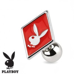 Piercing tragus playboy As de carreau rouge TRA065R 7.20€