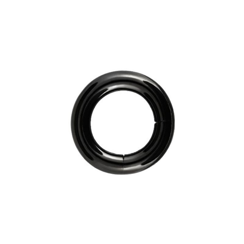 Piercing anneau 14 ou 16 x 5mm noir à segment ANN058 8.50€