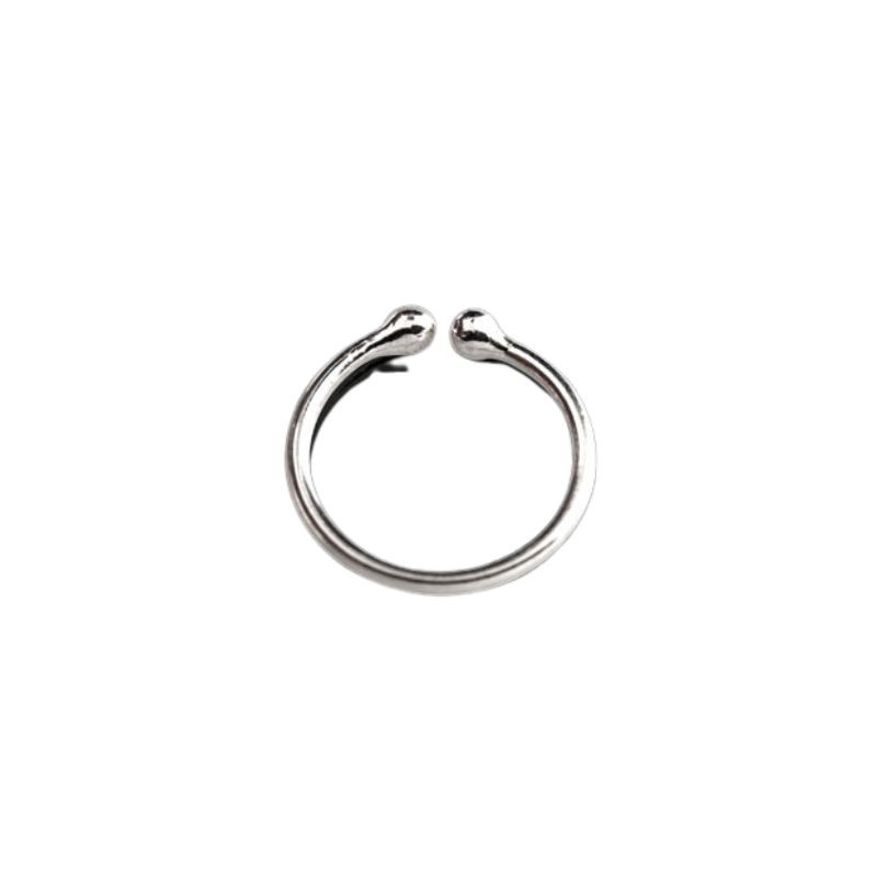 Faux piercing anneau 4mm ou 8mm plaqué argent sans perçage FA064 5.50€