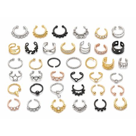 Lot de 100 faux piercings aléatoires pour revendeurs – Piercing Alice 60.00€