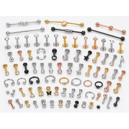 Lot de 100 piercings...