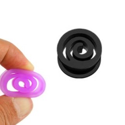 Piercing plug 19mm spirale...