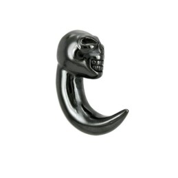 Piercing 4mm ou 6mm écarteur corne acier noir COR010 7.50€