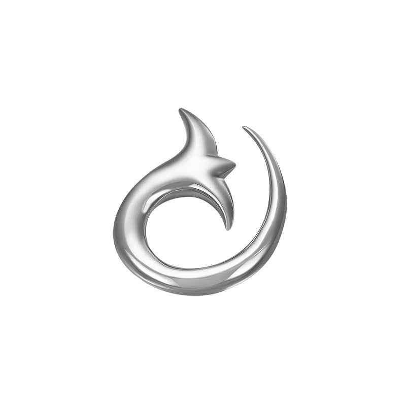 Piercing corne 5mm fleur de lys  acier chirurgical COR009 7.50€