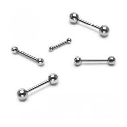 Haltère boules 5mm piercing...