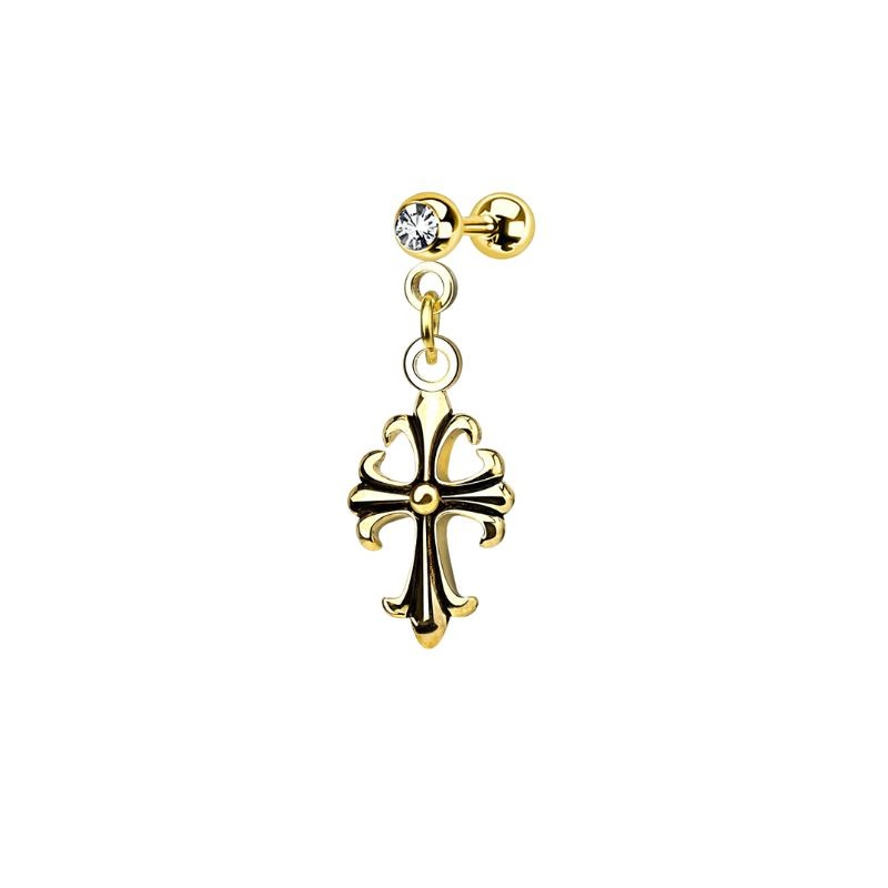 Pendentif Croix Celtique En Or 9 Carats - Médaille 24x14 Mm, Poids 1,4 G | Bijou élégant, Livré Dans écrin
